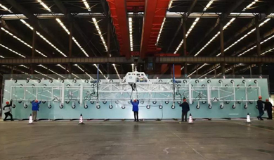 fun88乐天使超白超大玻璃在北京城市副中心图书馆应用